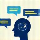 Icon depicting natural language processing tools